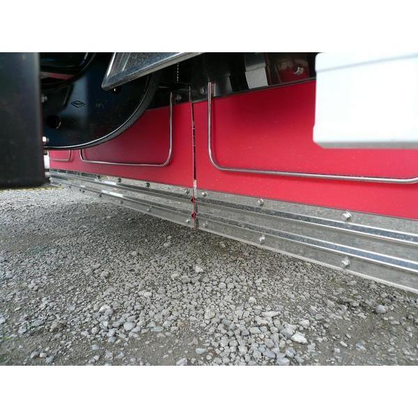 2tワイド用 1790mm 3分割EVA ブラック 3mm 泥除け 鏡面ステンセット