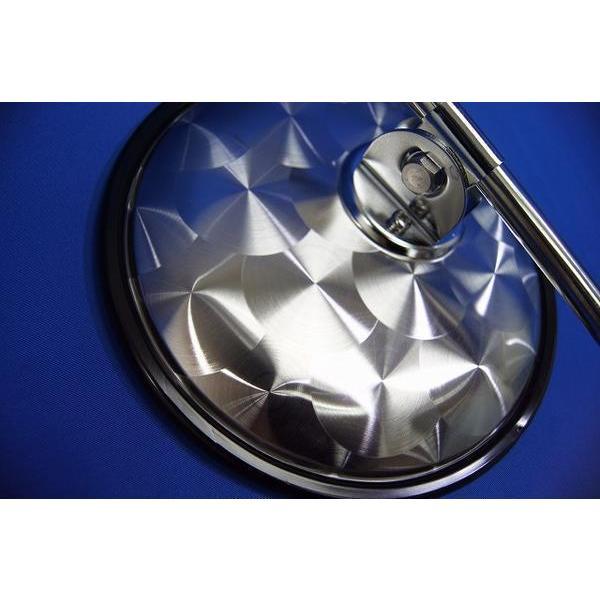 ジェットイノウエ ロードビューミラー 平面 丸棒タイプ ウロコ