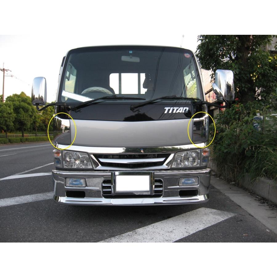 マツダ タイタン KK-WH35T用 メッキコーナーパネルセット : トラック