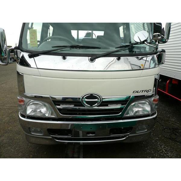 日野自動車 日野デュトロ後期 ダイナ用 メッキコーナーパネルセット 