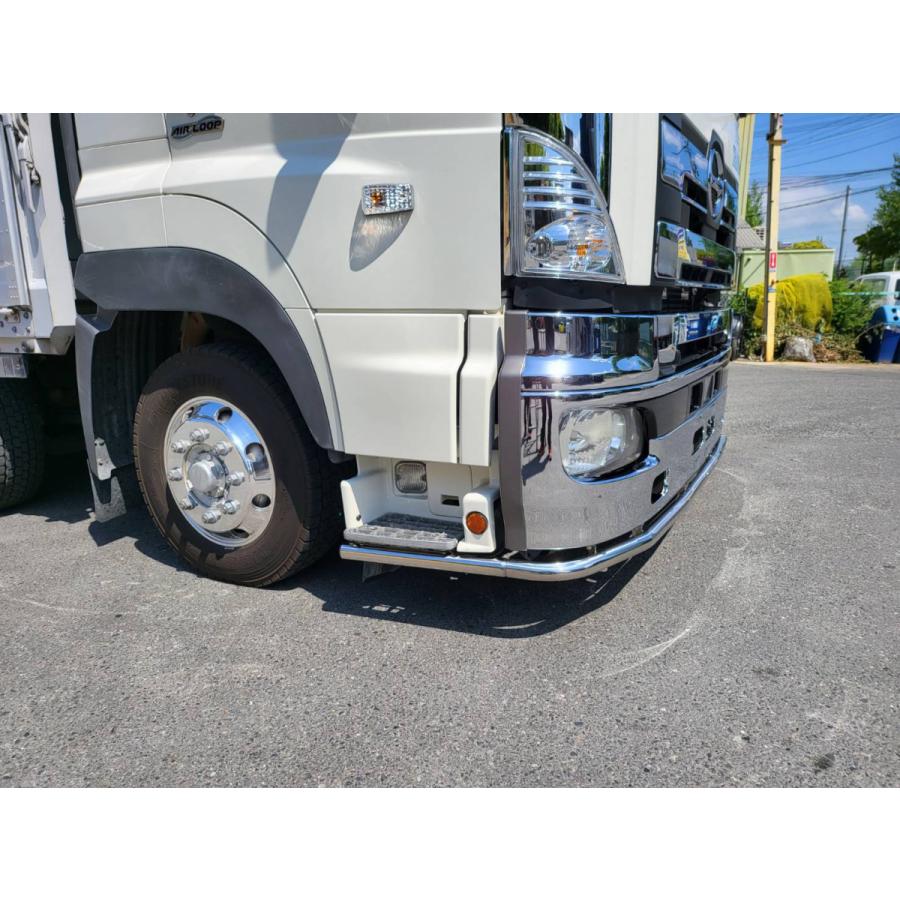 日野自動車 グランドプロフィア用バンパーサイドモール純正ブラック