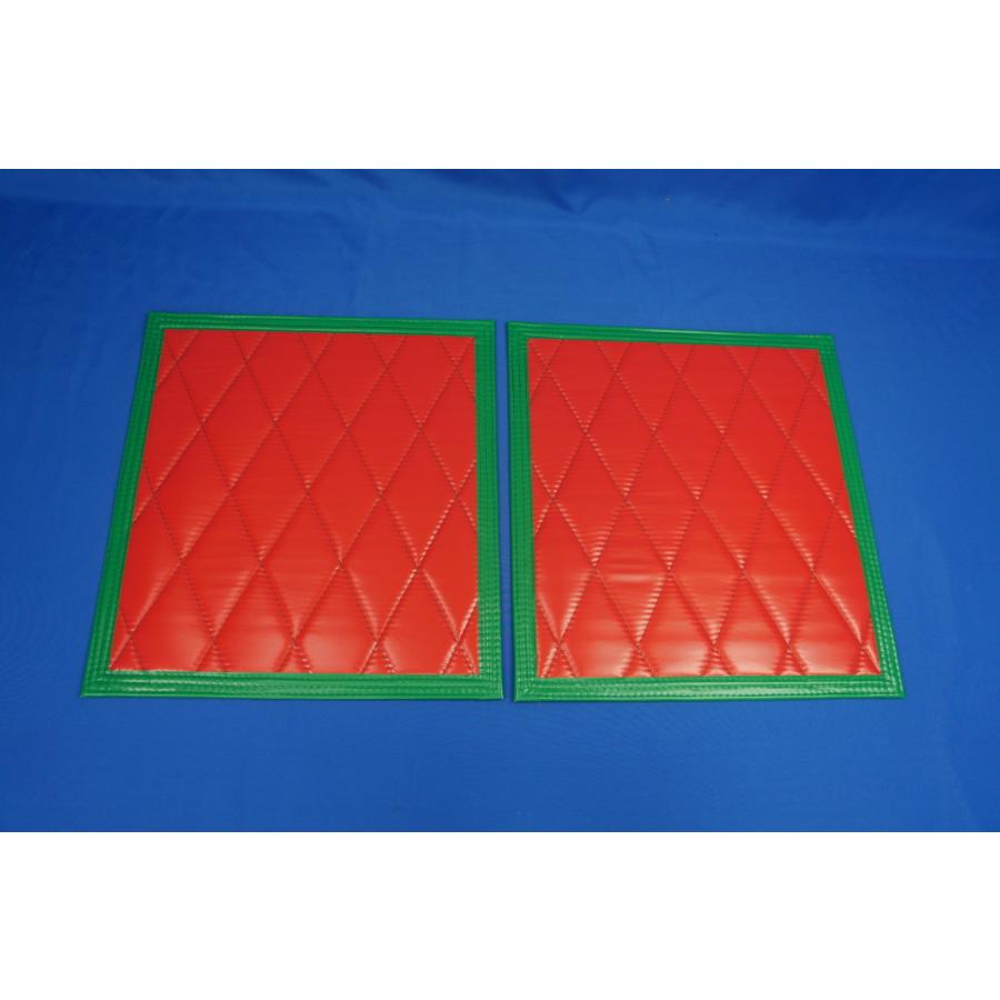 トラック 雅 北斗 泥除け 横500mm×縦550mm 2枚セット フチ30mm