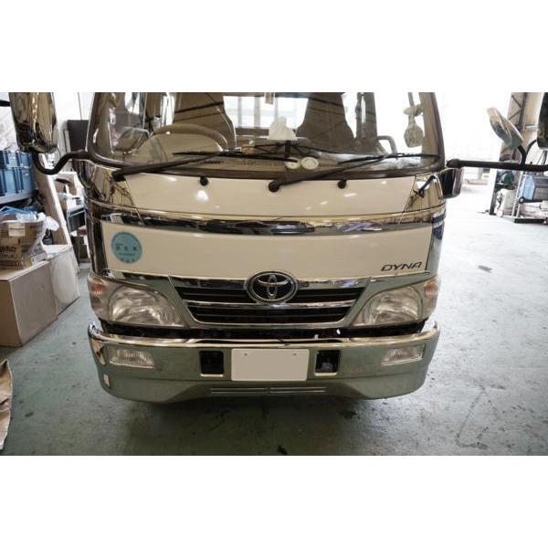 日野自動車 デュトロ標準/ワイド用 メッキフロントサイドパネル