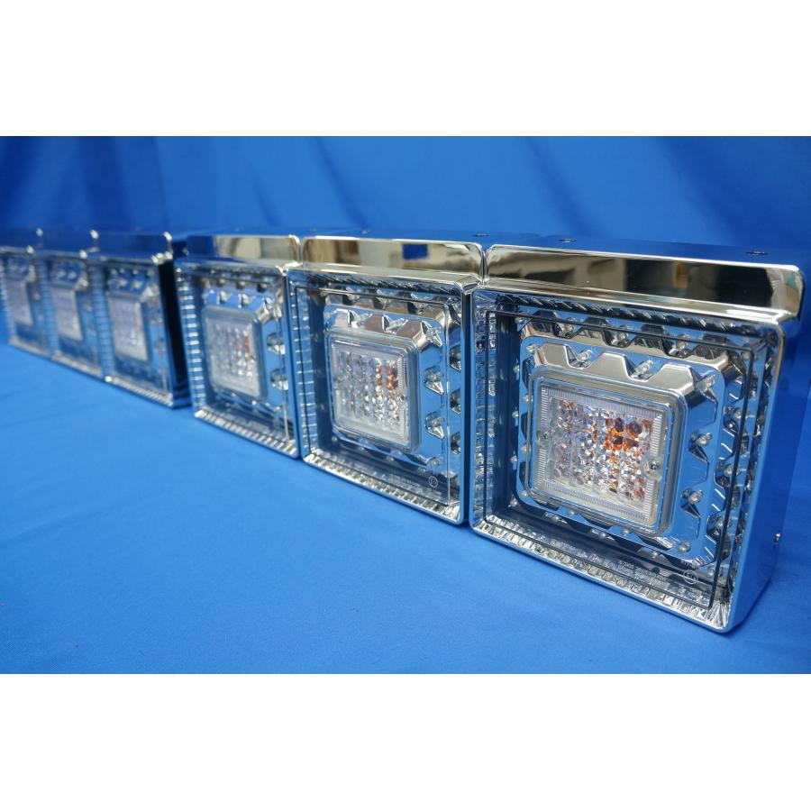 日本ボデーパーツ工業 車検対応 JB角型LED3連テールランプ 日本ボデーパーツ工業 車検対応 JB角型LED3連テールランプ