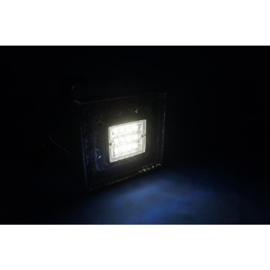 日本ボデーパーツ工業 車検対応 JB角型LEDテールランプ単体 赤/白