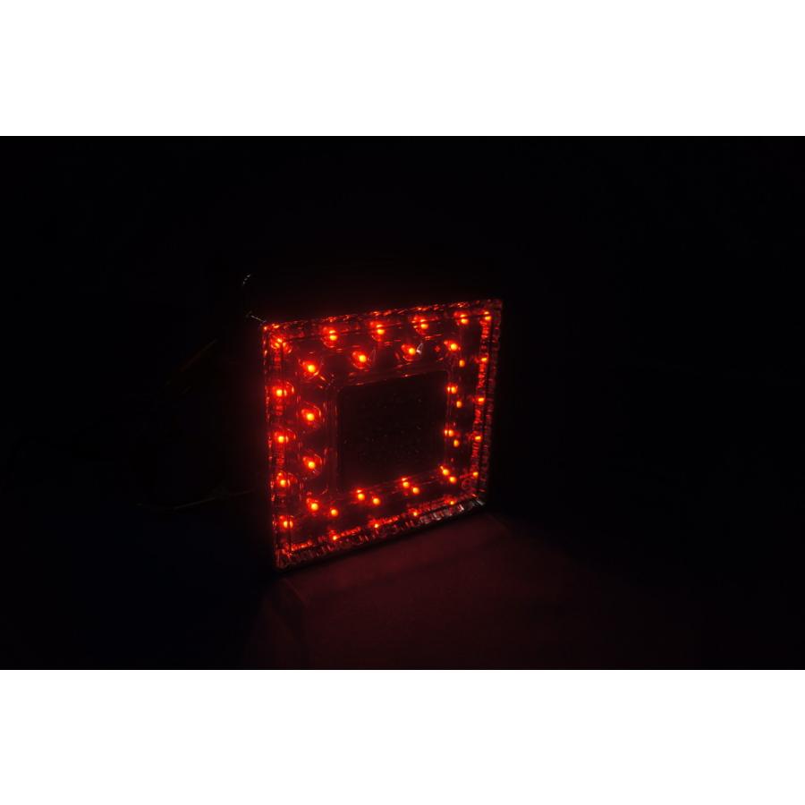 日本ボデーパーツ工業 車検対応 JB角型LEDテールランプ単体 赤/白