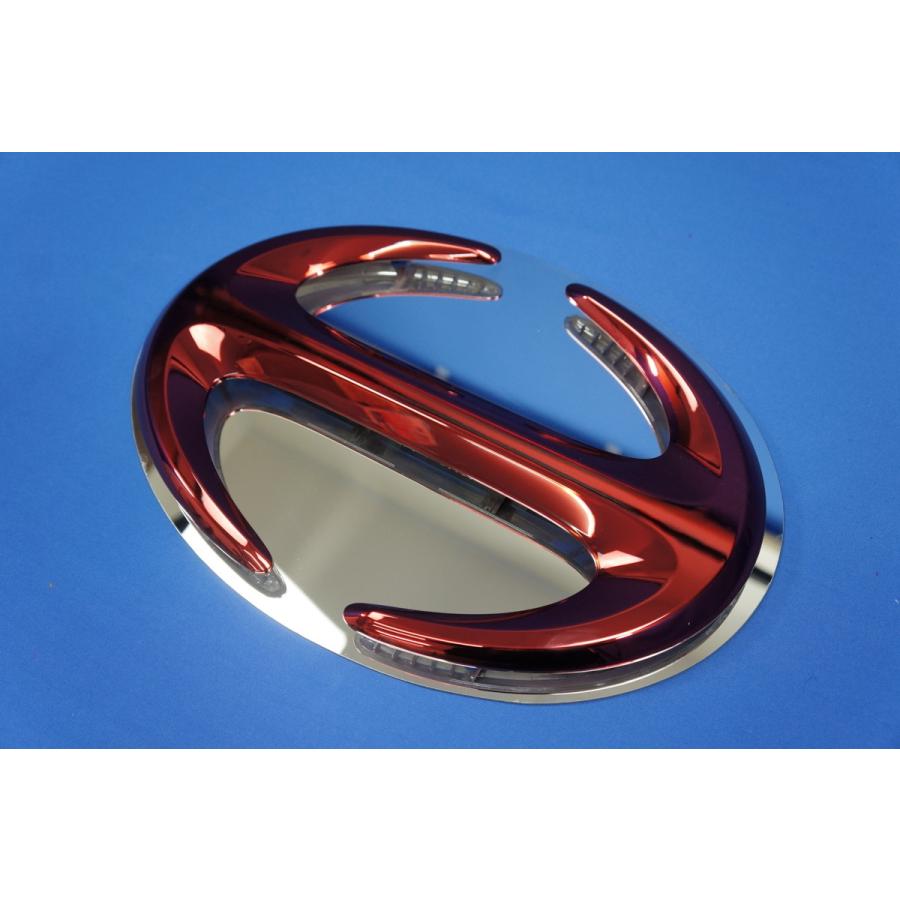 17プロフィア エンブレム 17プロフィア用 エンブレムプレート 鏡面 ＆ Hマーク レッド KENZ