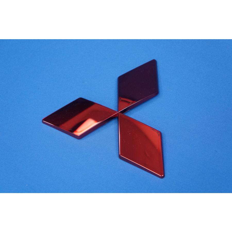 07スーパーグレート用 三菱マーク メッキエンブレム レッド