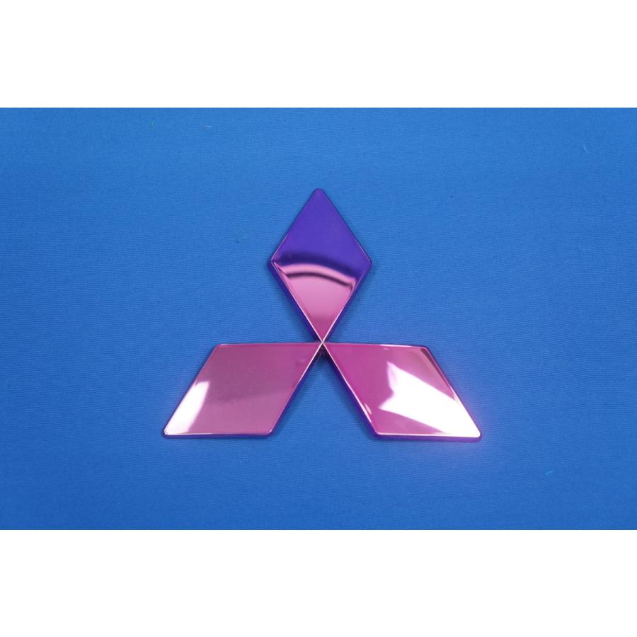 07スーパーグレート用 三菱マーク メッキエンブレム ピンク