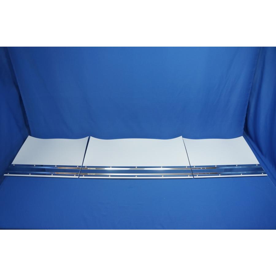 4t 標準用 2060mm 3分割EVA ホワイト3mm 泥除け 鏡面ステンセット