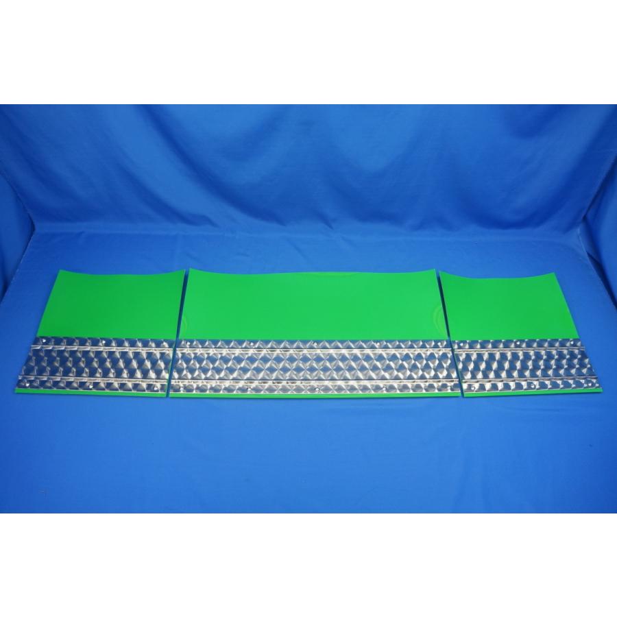 2t標準用 1670mm 3分割EVA グリーン 3mm 泥除け ウロコステンセット
