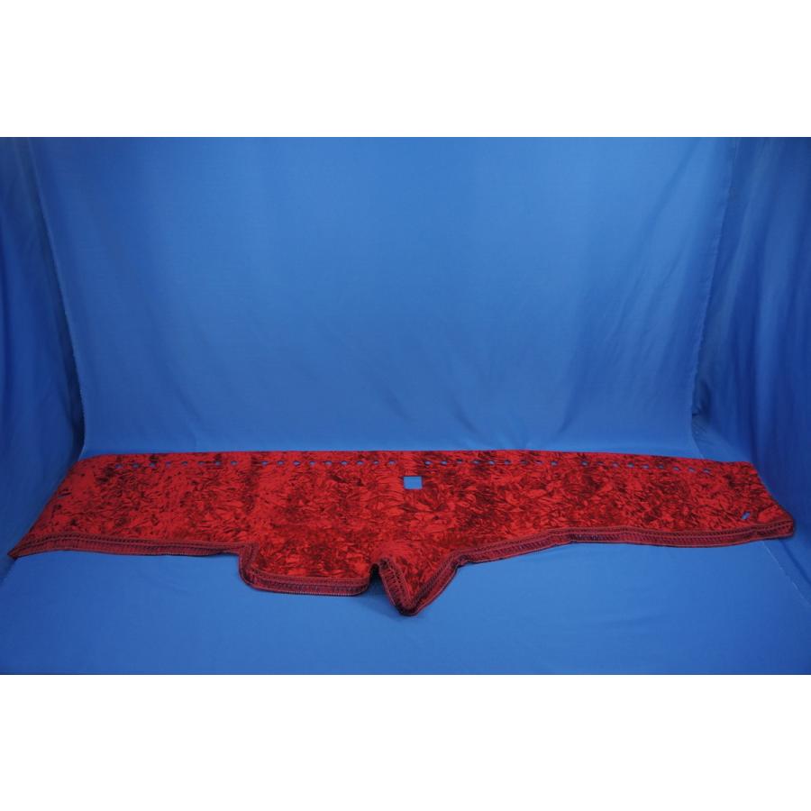 07スーパーグレート用 チンチラ ダッシュマット レッド : トラック