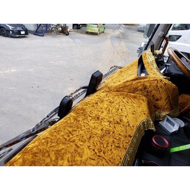 405　チンチラゴールド　ダッシュマット 三菱NEWファイター用 チンチラ ダッシュマット ゴールド