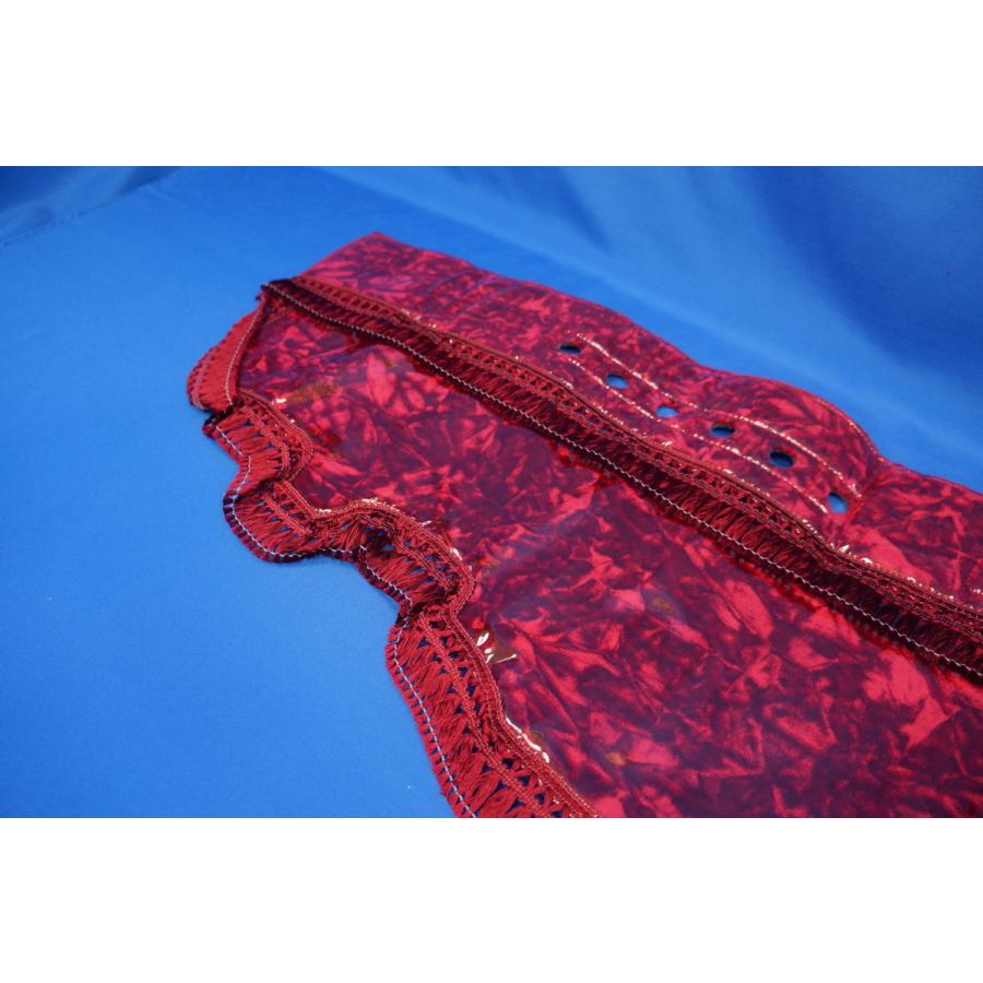 NEWエルフ用 ビニール付き チンチラ ダッシュマット レッド : トラック