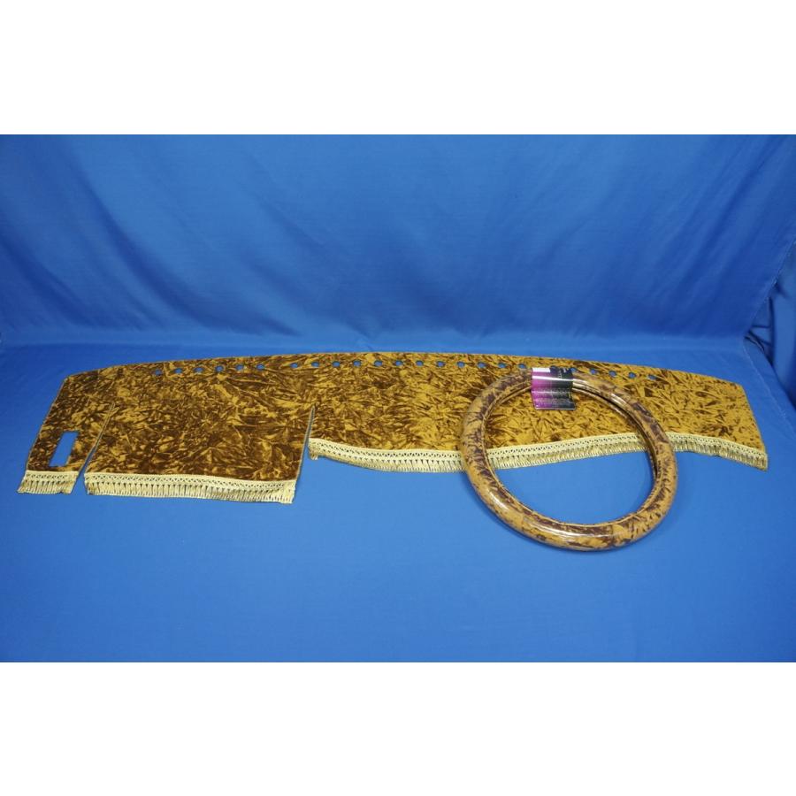 国産新品】極太！金華山 ハンドルカバー 花籠レッド ゴールドダブル