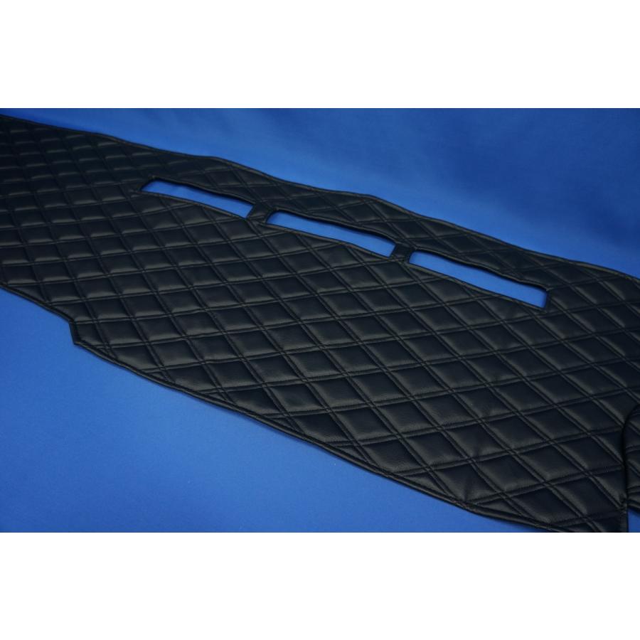 日野レンジャープロ用 月光ZEROダブル ダッシュマット 艶消しブラック