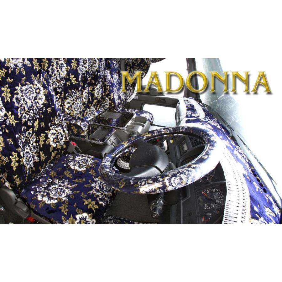 トラック 雅 17プロフィア用 マドンナ柄 ダッシュマット ブラック