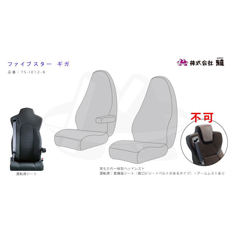 トラック 雅 ファイブスターギガ R2.1〜用 雅製 コスモス シートカバー