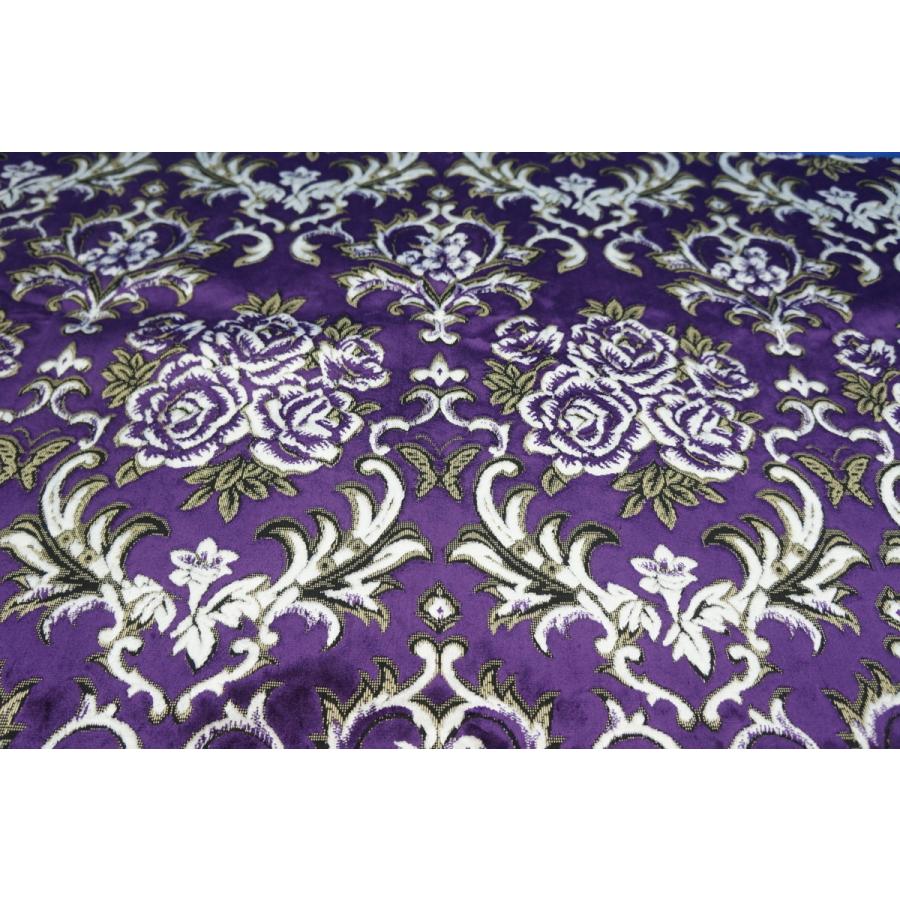 トラック 雅 華恋 カレン 生地のみ1m〜 パープル 1300×1000mm