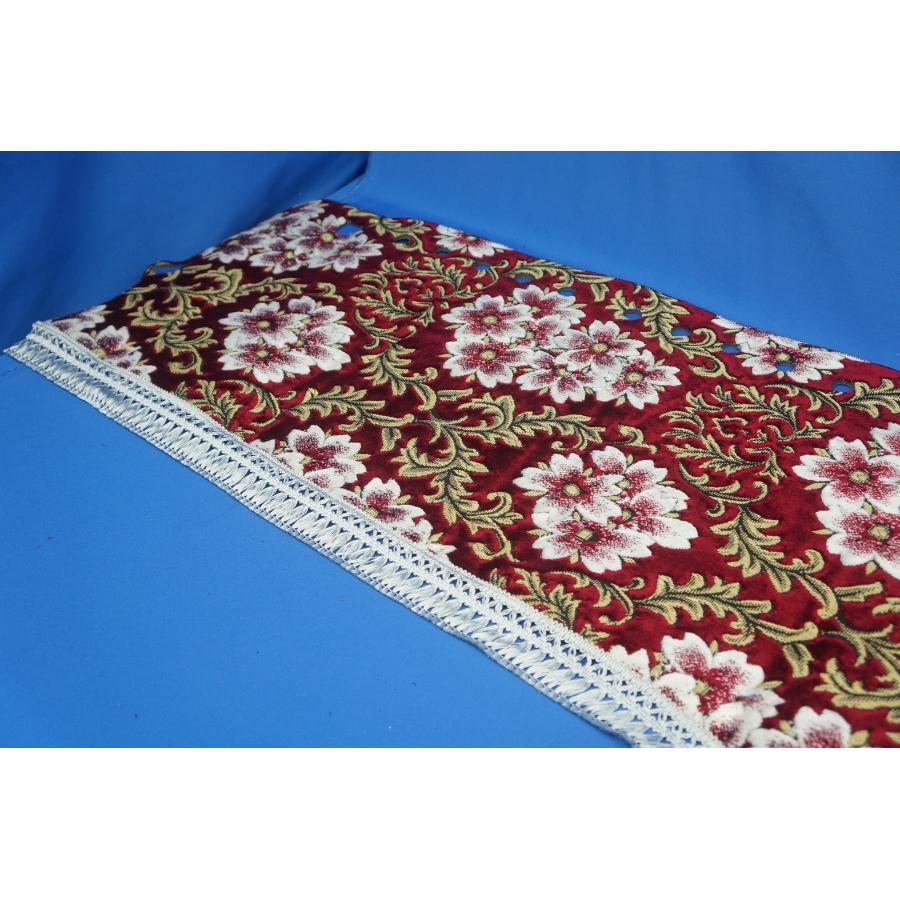 17スーパーグレート用 桜 さくら ダッシュマット レッド/グレー