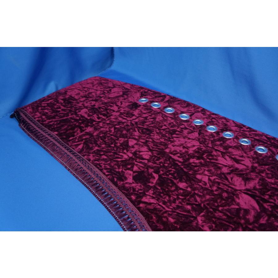 17プロフィア用 リング付き チンチラ ダッシュマット ワインパープル