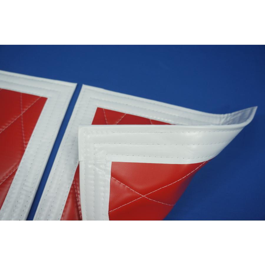 トラック 雅 北斗 泥除け 横650mm×縦550mm 2枚セット フチ50mm