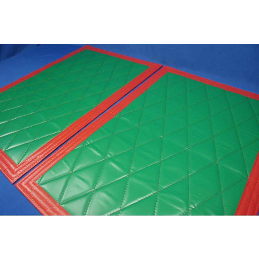 泥除け4枚　赤　ブーゲンビリア トラック 雅 北斗 泥除け横600mm×縦900mm2枚セット フチ50mm