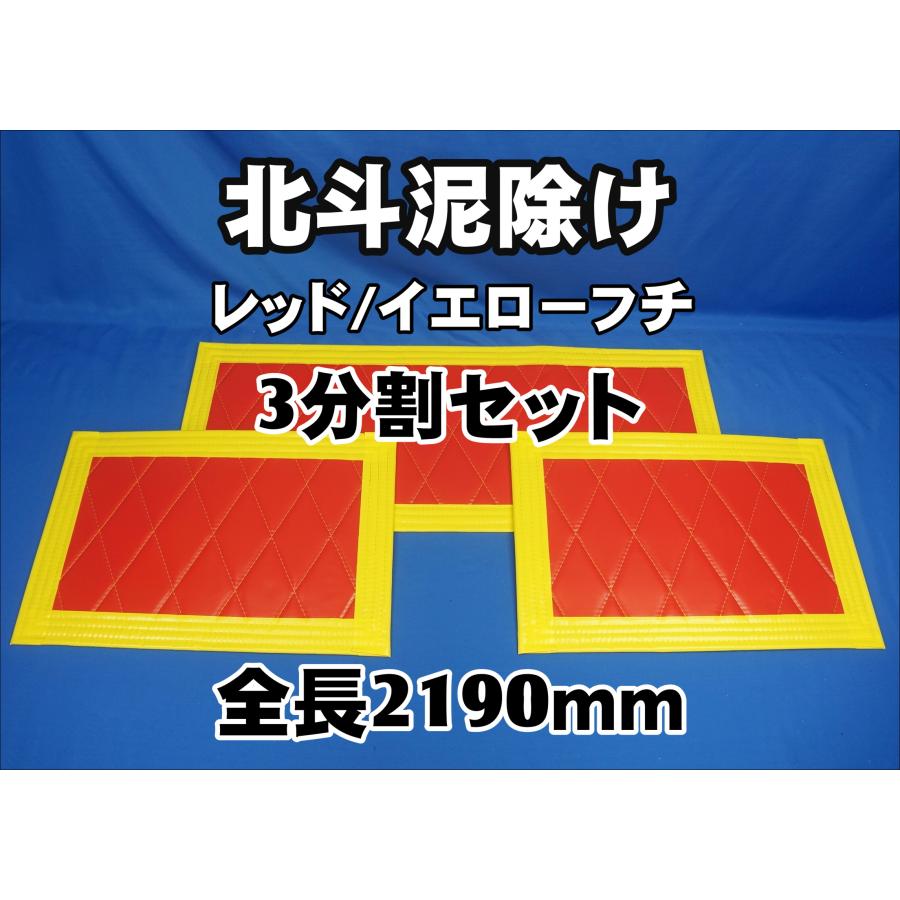 トラック 雅 北斗 泥除け 4tワイド用3分割セット 全幅2190mm