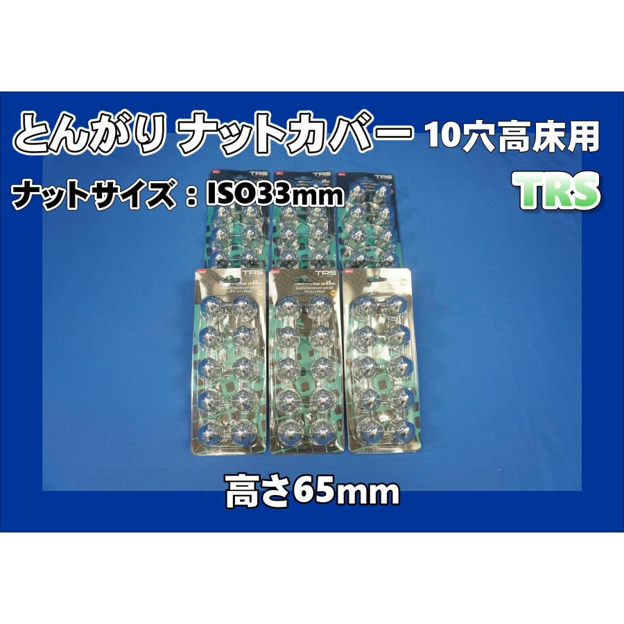 トラック 雅 ファイブスターギガ 高床用 TRS とんがり ナットキャップ1