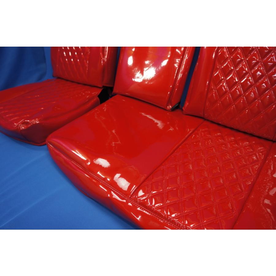 いすゞnew Pmエルフ用 月光zeroダブル シートカバー 3席セット レッド Miyabi Seatcover 314 トラックショップケンズ 通販 Yahoo ショッピング