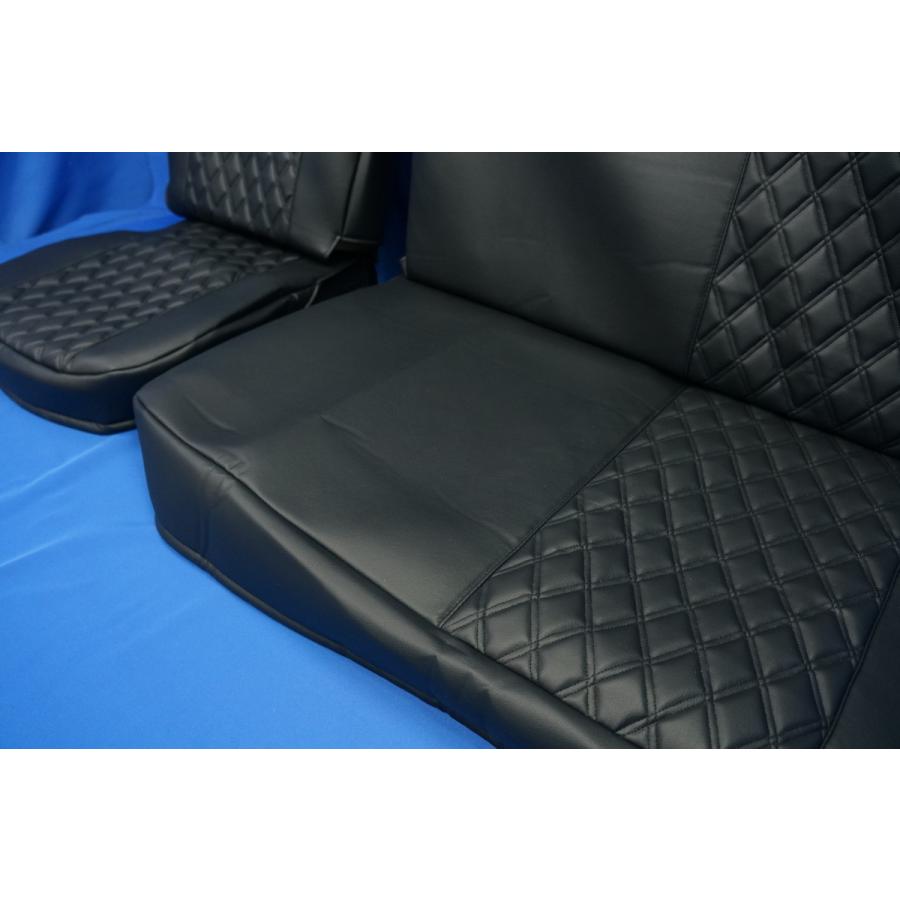 トラック 雅 NEWキャンターワイド用 月光ZEROダブル 3席シートカバー