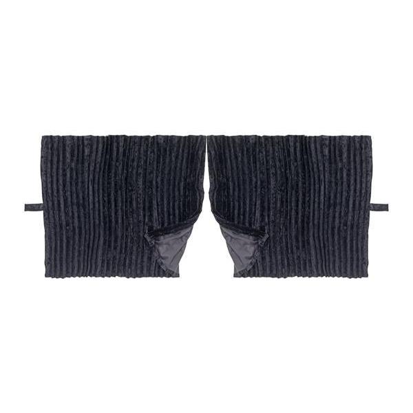 雅 チンチラZERO アコーディオン仮眠カーテン（ゴールド） 裏地付　トラック用 トラック 雅 チンチラZERO シリーズ 仮眠カーテン トラック用高機能