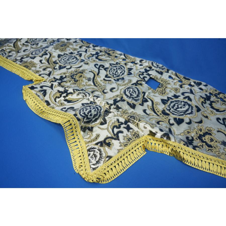 07 スーパーグレート  ダッシュマット　カーテンセット　金華山　モンブラン　青 07 スーパーグレート ダッシュマット カーテンセット 金華山