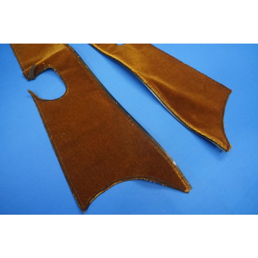 17スーパーグレート用 モケット ピラーカバー セット ゴールド