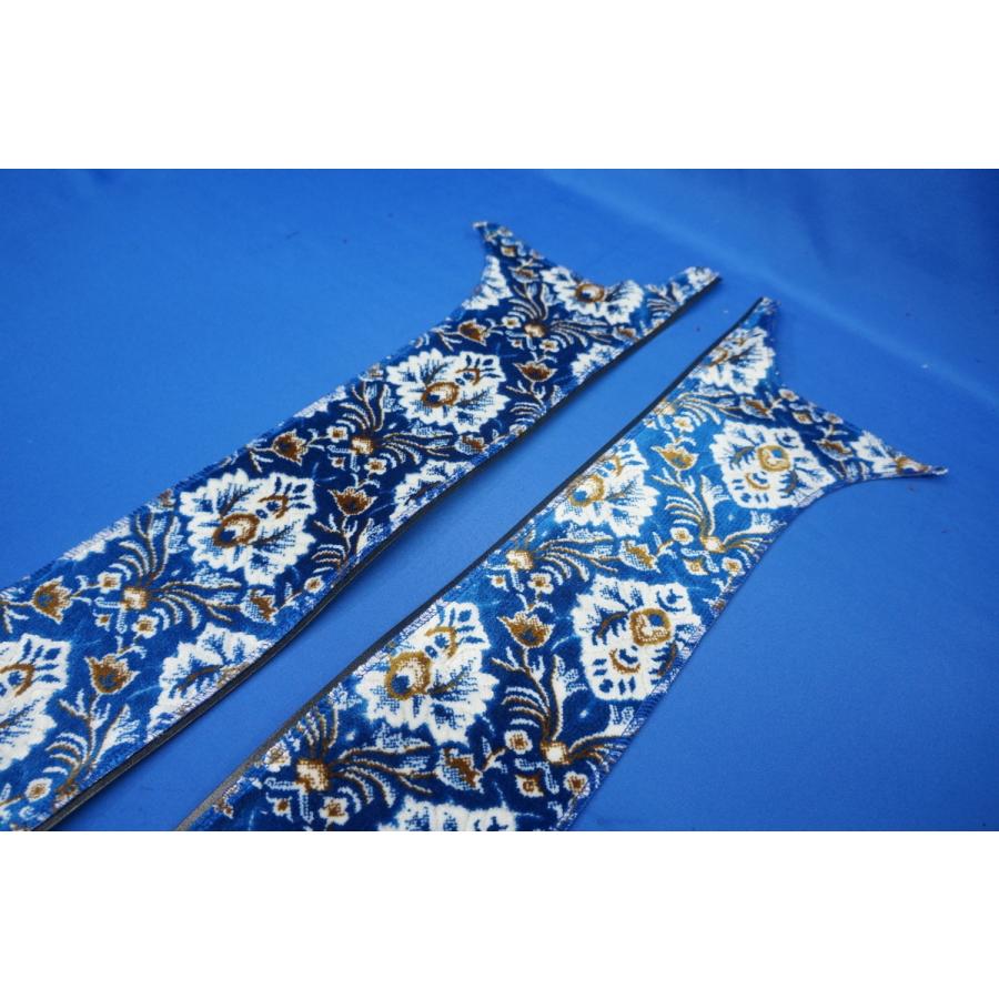 07スーパーグレート用 ピラーカバー セット 新格子 ブルー : トラック