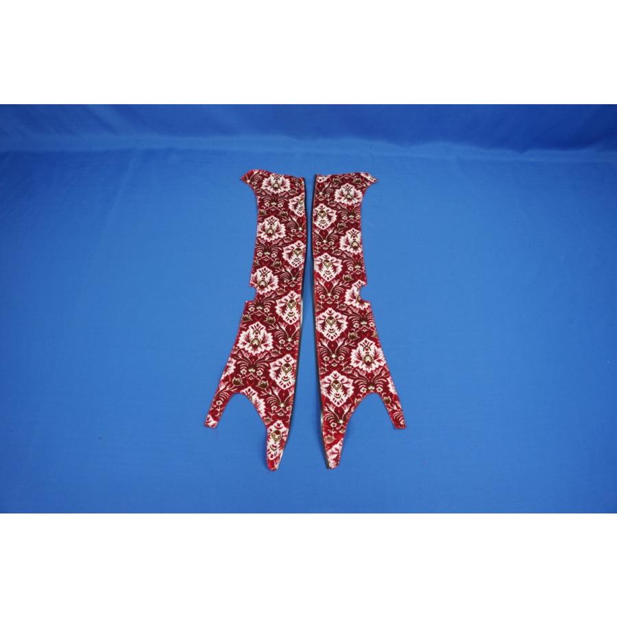 17プロフィア用 新格子 ピラーカバー セット レッド : トラック