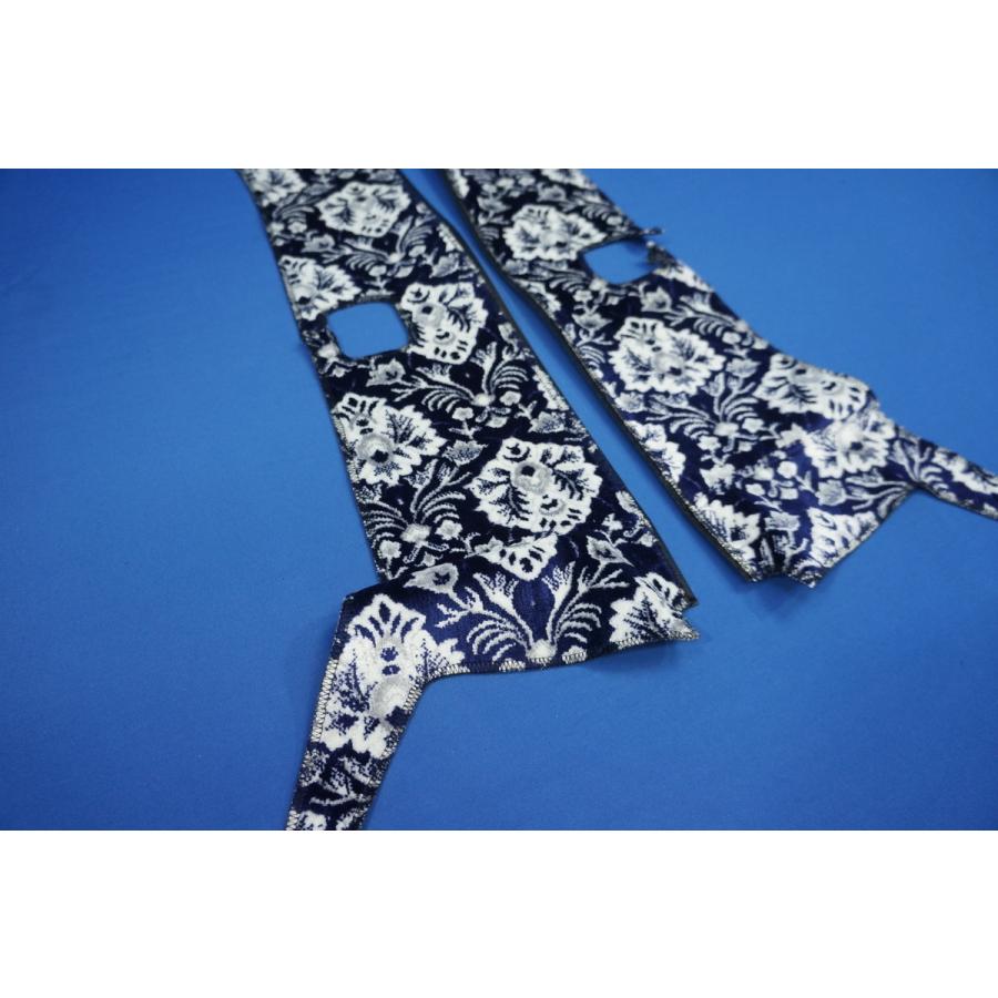 ファイブスターギガ用 新格子 ピラーカバー セット 濃紺 : トラック