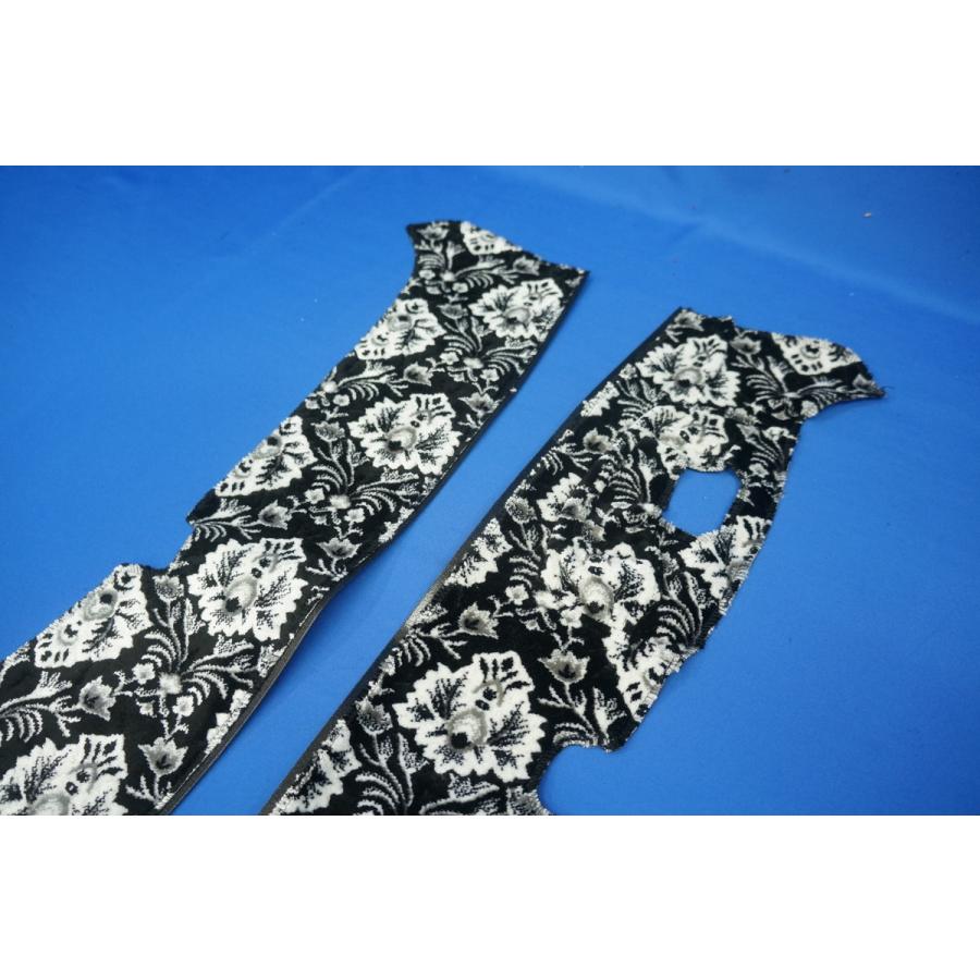 17プロフィア センサー付き用 新格子 ピラーカバー セット ブラック