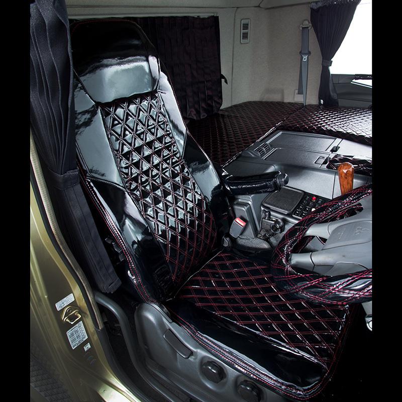 トラック 雅 日野レンジャープロ用 月光ZEROダブル シートカバー 運転