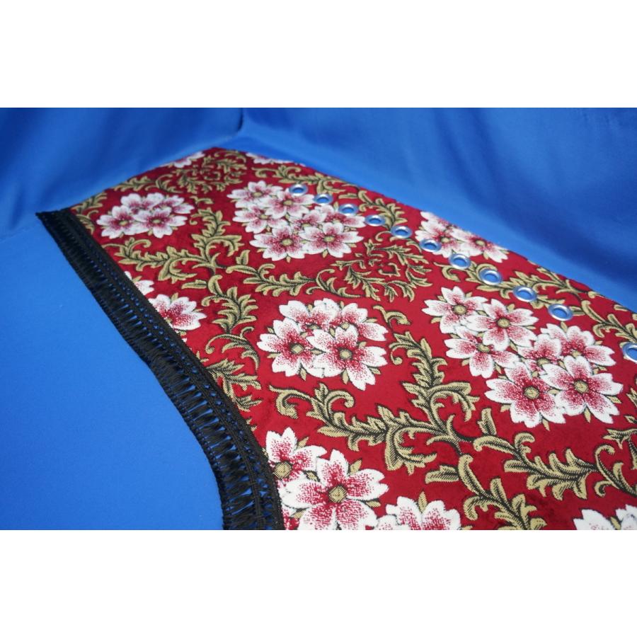 17プロフィア用 桜 さくら リング付き ダッシュマット レッド/ブラック