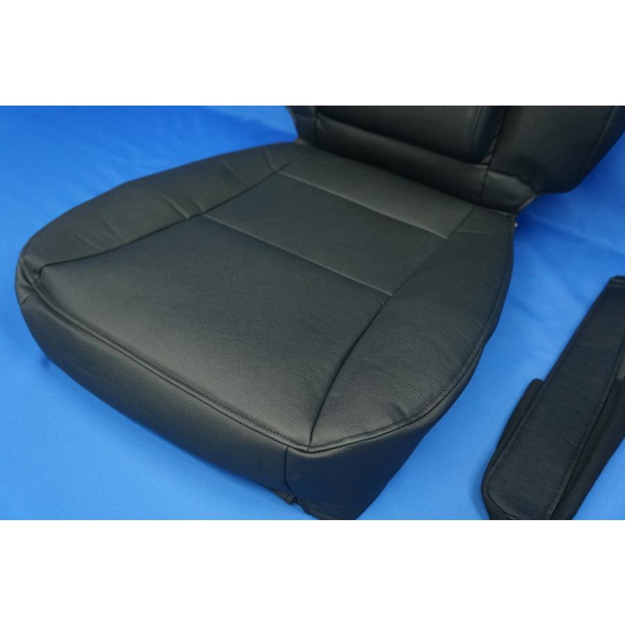 SC-471 ストレッチレザー 汎用シートカバー シートベルト穴有りタイプ
