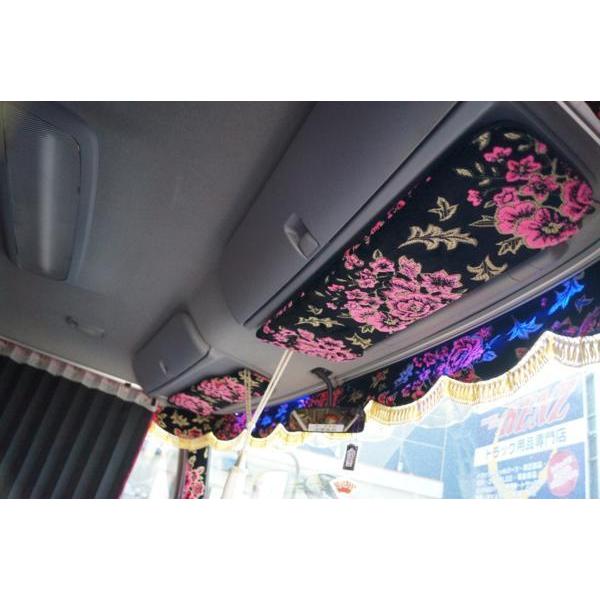 17プロフィア用 マドンナ柄 サンバイザーカバー 運転席助手席セット