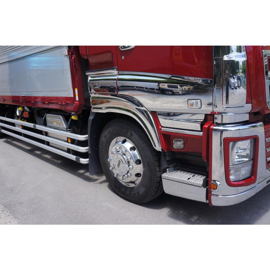 07スーパーグレート10穴用 エアロセンターカバー左右セット フロント