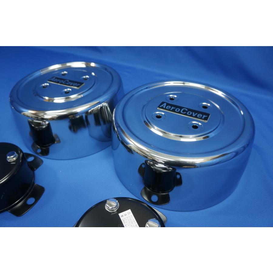 三菱 エアロセンターカバーリア用 三菱07スーパーグレート リア10穴用 エアロセンターカバー左右