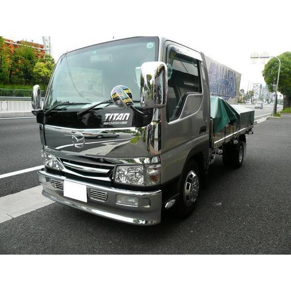 タイタンダッシュ用フロント15×R12インチメッキホイールカバー 