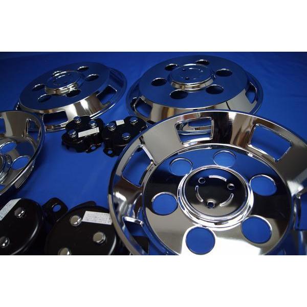 信託 トラックショップケンズ超低PMエルフ用Ｆ15-6穴×R1４-6穴メッキ