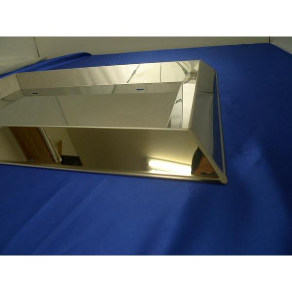 中型用ステンレス40角山型ナンバープレート枠 : トラックショップ