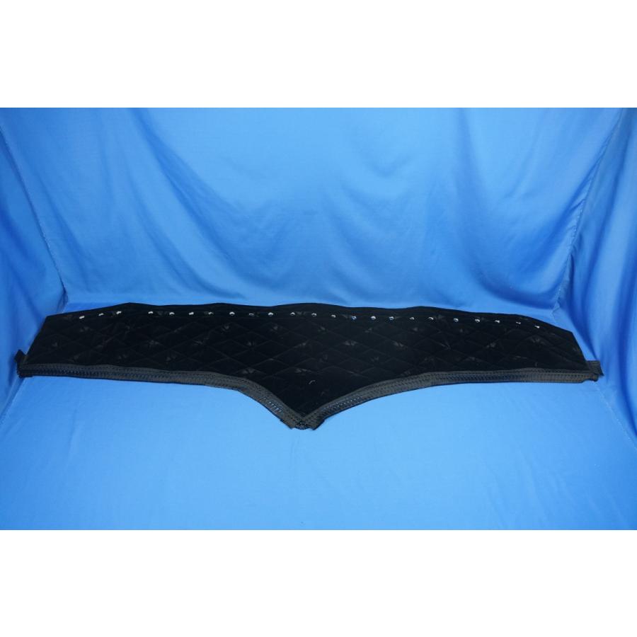 クオン用 モケットフラワー コスモス ダッシュマット ブラック