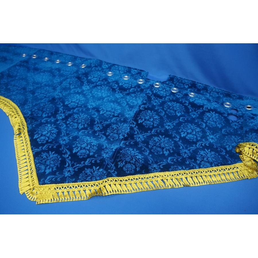 17プロフィア用 ローレル 縦柄 ダッシュマット シルバーリング付き