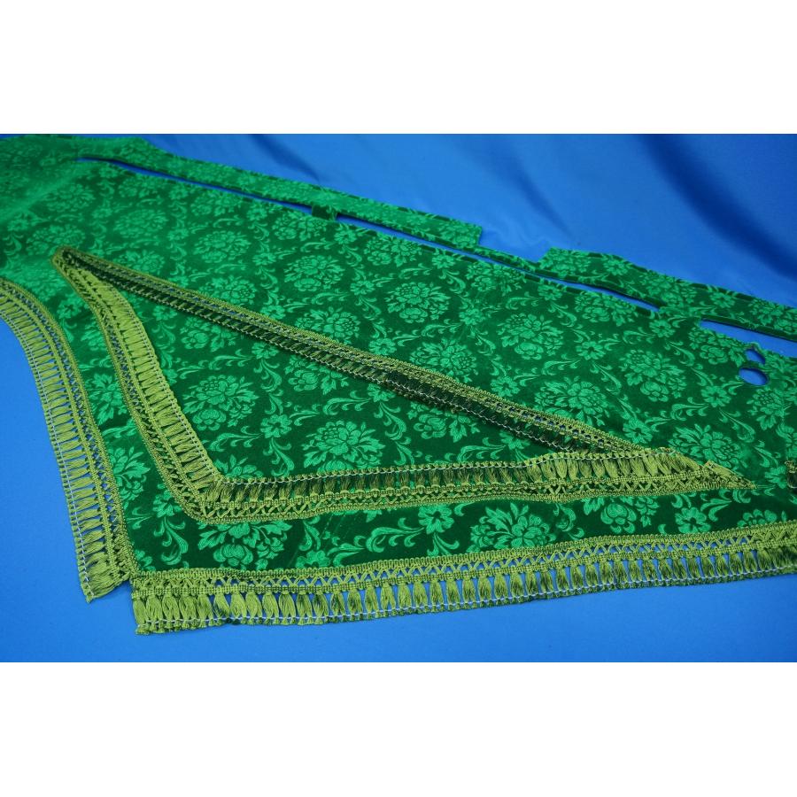 17プロフィア 小物入れ付き車 用 ローレル 縦柄 ダッシュマット